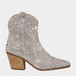 Betsy Johnson Rhinestone Cowboy Boots